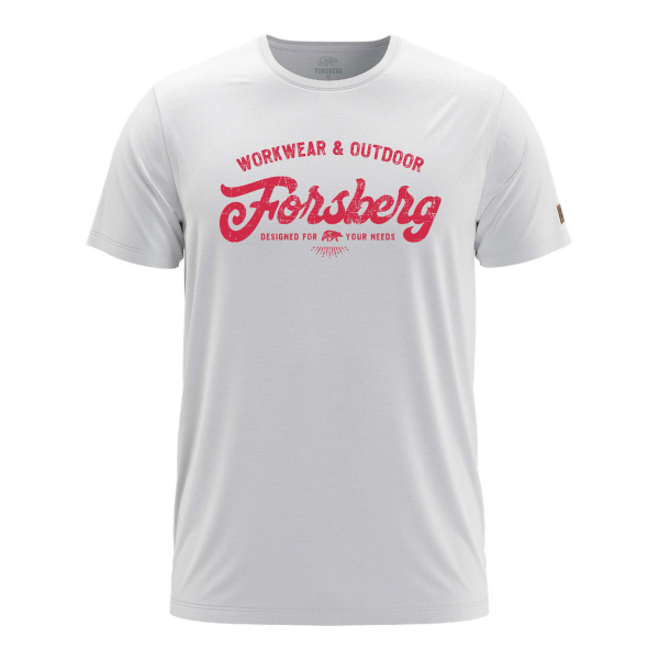 FORSBERG T-shirt Överson con logo rétro sul petto