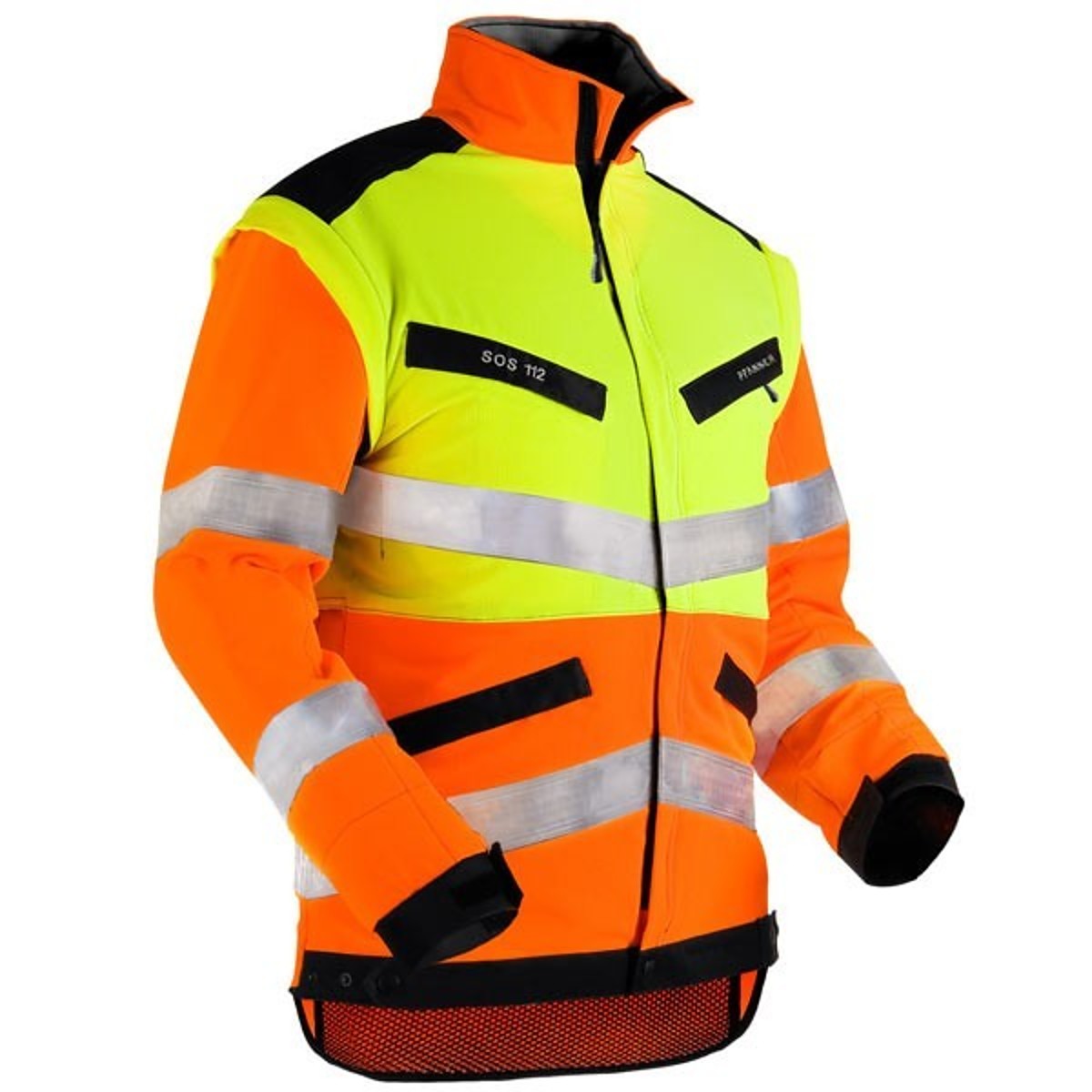 OREGON Yukon Forstjacke Jacke  in Warnfarbe Orange Stretchgewebe   Größe XXL 