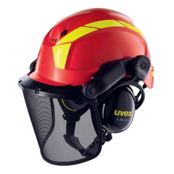 Uvex Pheos Forestry forest helmet set