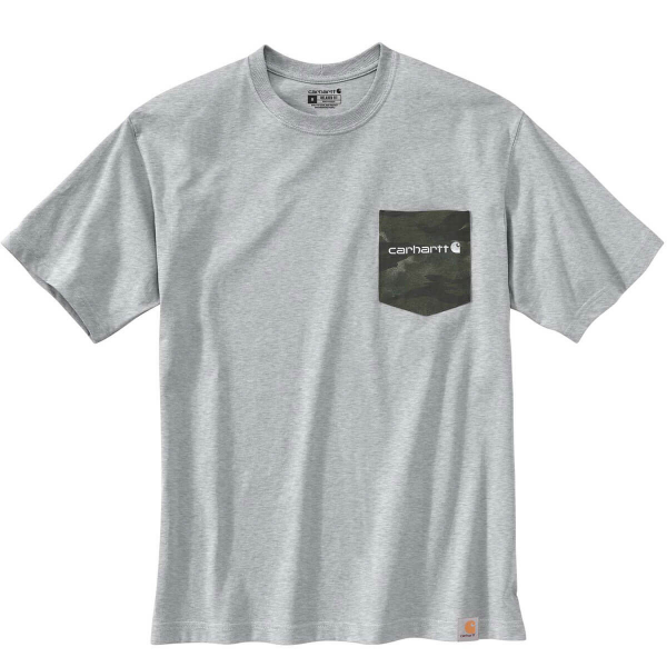 Carhartt T-shirt met camouflage-pocket